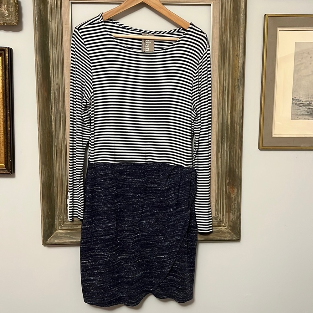NWT Anthropologie Dolan Left Coast Knit Dress Size L